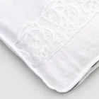 Trousse Grande da Viaggio in Lino con Pizzo Sinergia di Lusso Italiano - Randall Viadurini