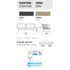 Varaschin Babylon divano a 2 posti da giardino dal design moderno Viadurini