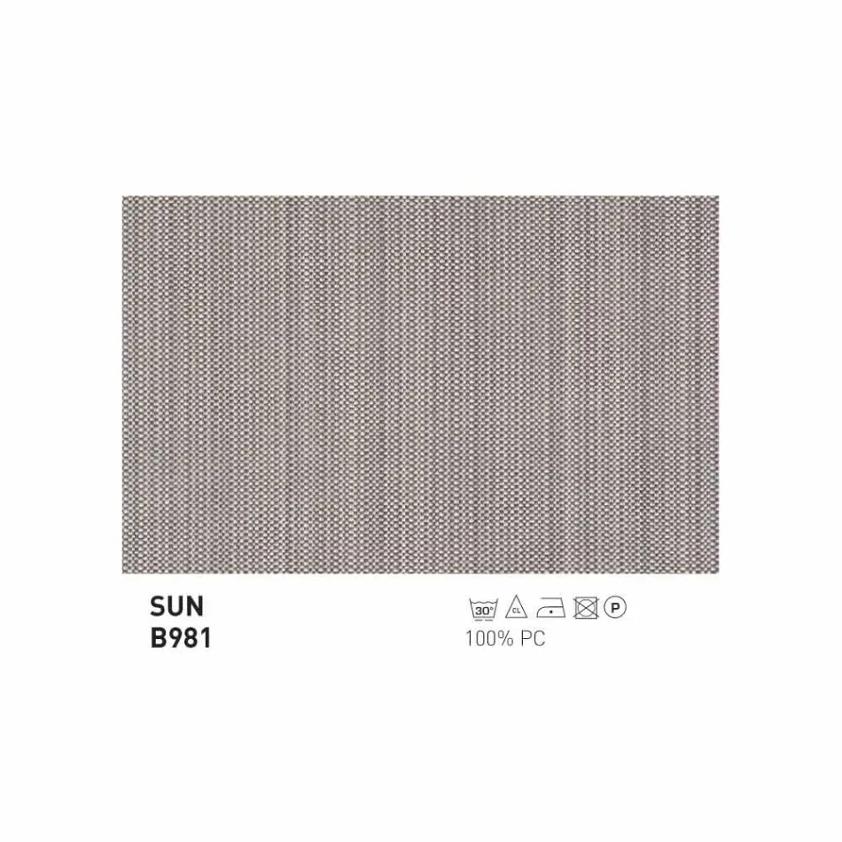 Varaschin Babylon divano a 2 posti da giardino dal design moderno Viadurini