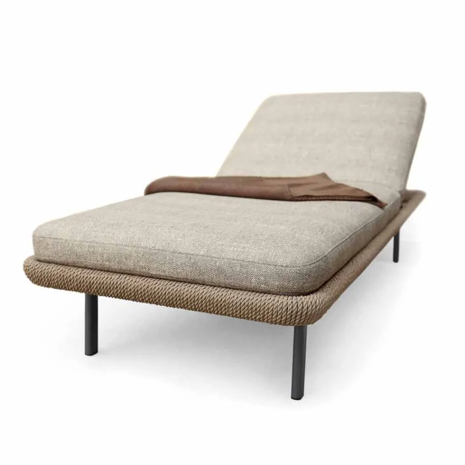 Varaschin Babylon lettino da giardino o da interno, design moderno Viadurini