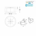 Varaschin Big In&Out tavolo da giardino + 8 poltroncine design moderno Viadurini