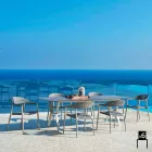 Varaschin Clever poltroncina da giardino design moderno, 6 pezzi Viadurini