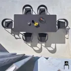 Varaschin Clever poltroncina da giardino design moderno, 6 pezzi Viadurini