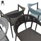 Varaschin Clever poltroncina da giardino design moderno, 6 pezzi Viadurini