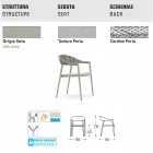 Varaschin Clever poltroncina da giardino design moderno, 6 pezzi Viadurini