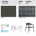 Varaschin Clever poltroncina da giardino design moderno, 6 pezzi Viadurini