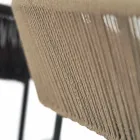 Varaschin Cricket poltroncina da esterno intrecciata a mano, 2 pezzi Viadurini