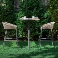 Varaschin Cricket sgabello alto da giardino design moderno, 2 pezzi