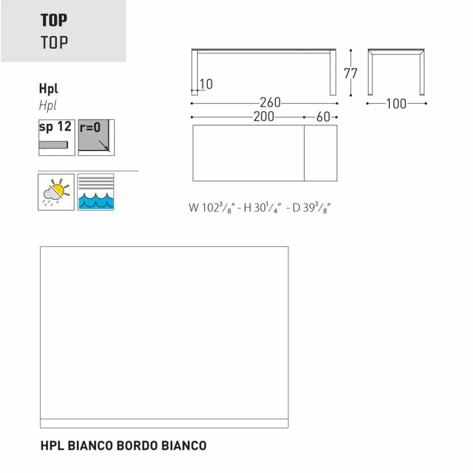 Varaschin Dolmen tavolo da giardino allungabile, fino a 380 cm Viadurini