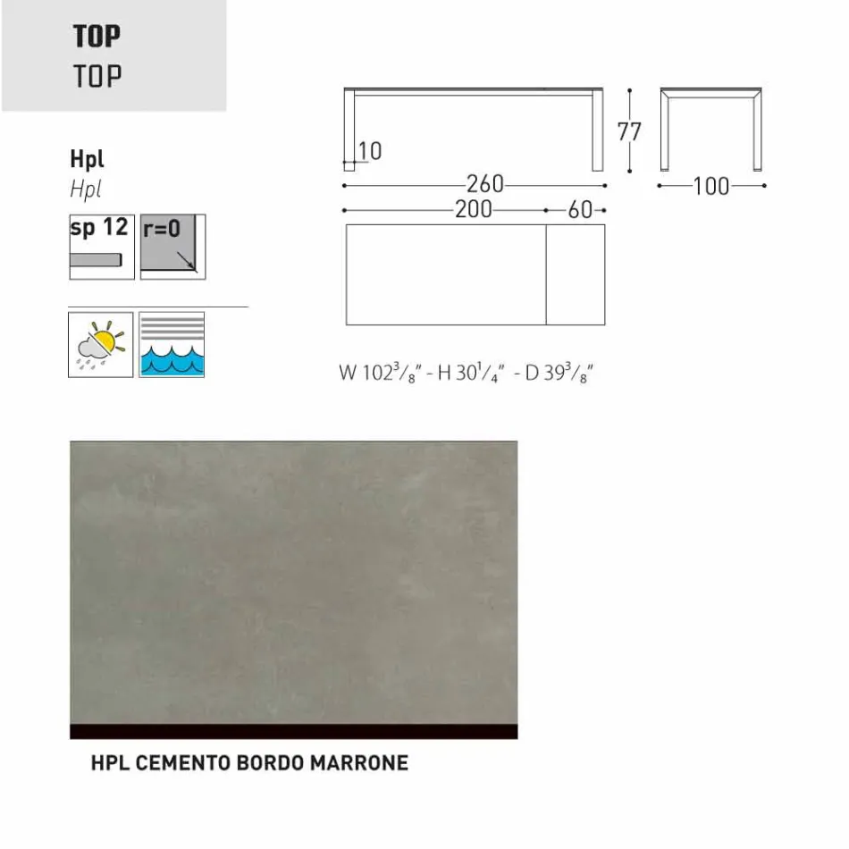 Varaschin Dolmen tavolo da giardino allungabile, fino a 380 cm Viadurini