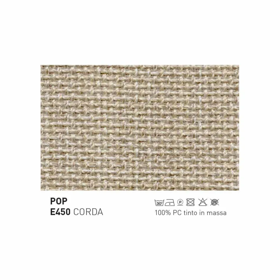 Varaschin Emma poggiapiedi da esterno di design in tessuto imbottito Viadurini