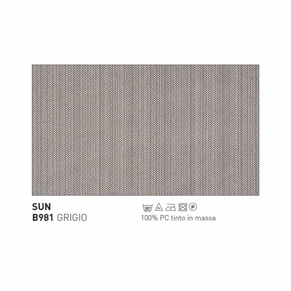 Varaschin Emma poltrona da esterno imbottita di moderno design Viadurini