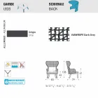 Varaschin Emma poltrona da esterno moderna con poggiatesta in tessuto Viadurini