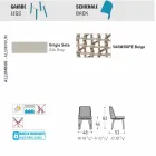 Varaschin Emma sedia da giardino di design in tessuto e alluminio Viadurini