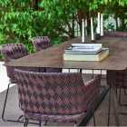 Varaschin Kolonaki tavolo da giardino moderno in diverse dimensioni Viadurini