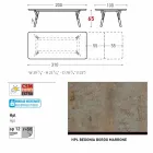 Varaschin Link tavolo allungabile da giardino H 65 cm, fino a 350 cm Viadurini