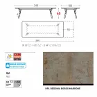 Varaschin Link tavolo allungabile da giardino H 65 cm, fino a 350 cm Viadurini