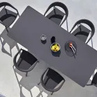 Varaschin Link tavolo allungabile da giardino H 65 cm, fino a 350 cm Viadurini