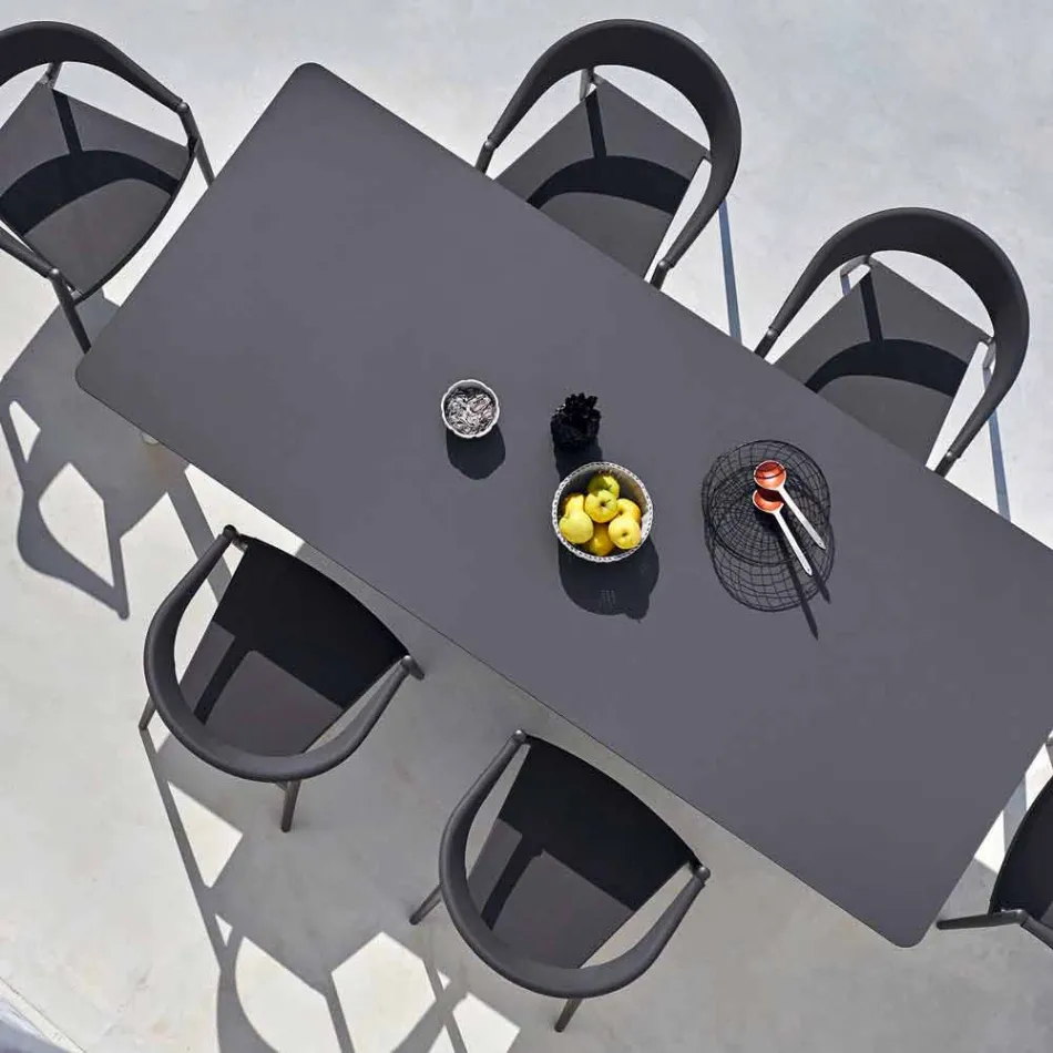 Varaschin Link tavolo allungabile da giardino H 65 cm, fino a 350 cm Viadurini