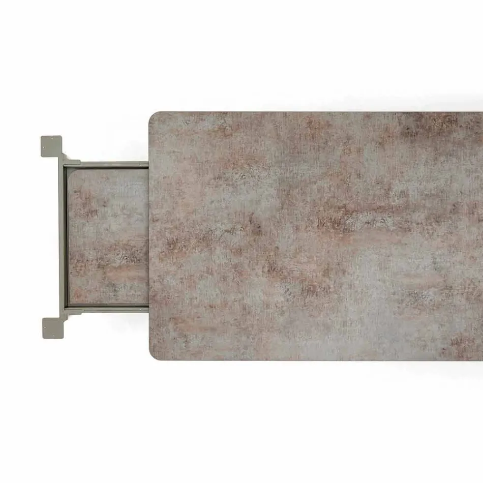 Varaschin Link tavolo allungabile da giardino H 65 cm, fino a 350 cm Viadurini