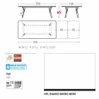 Varaschin Link tavolo allungabile da giardino H 65 cm, fino a 350 cm Viadurini