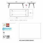 Varaschin Link tavolo da giardino allungabile con gambe in teak,H75 cm Viadurini