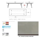 Varaschin Link tavolo da giardino allungabile design moderno, H 73,2 cm Viadurini