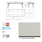 Varaschin Link tavolo da giardino allungabile design moderno, H 73,2 cm Viadurini