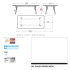 Varaschin Link tavolo da giardino allungabile design moderno, H 73,2 cm Viadurini