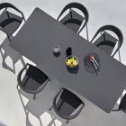 Varaschin Link tavolo da giardino allungabile design moderno, H 73,2 cm Viadurini