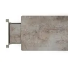 Varaschin Link tavolo da giardino allungabile design moderno, H 73,2 cm Viadurini