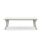 Varaschin Link tavolo da giardino allungabile design moderno, H 73,2 cm Viadurini