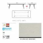 Varaschin Link tavolo da giardino con gambe in legno di teak, H 65 cm Viadurini