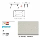 Varaschin Link tavolo da pranzo fisso da esterno o interno H 65 cm Viadurini