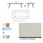 Varaschin Link tavolo da pranzo fisso da esterno o interno H 65 cm Viadurini