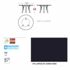 Varaschin Link tavolo tondo da esterno/interno design moderno, H 65 cm Viadurini