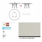 Varaschin Link tavolo tondo da esterno/interno design moderno, H 65 cm Viadurini