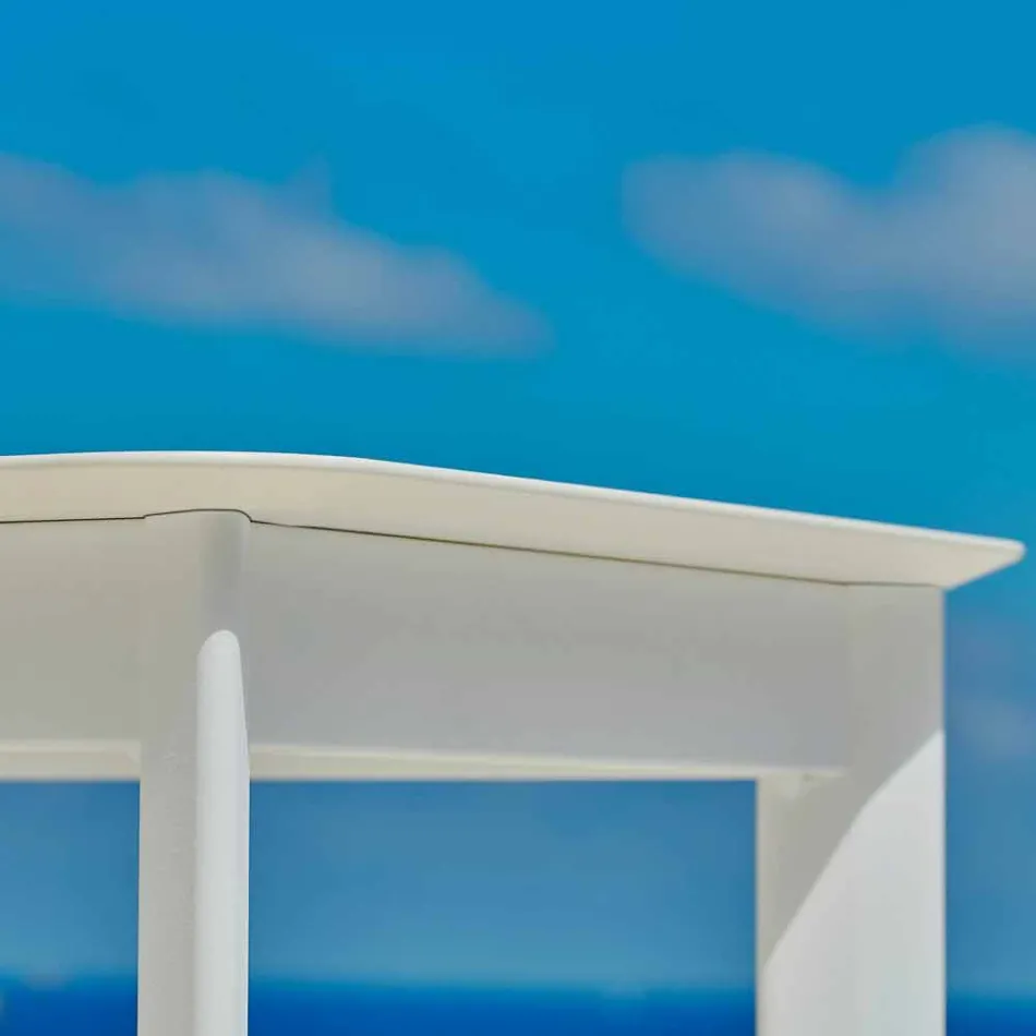 Varaschin System tavolino da esterno di design in alluminio verniciato Viadurini