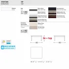 Varaschin System tavolino da esterno di design in alluminio verniciato Viadurini