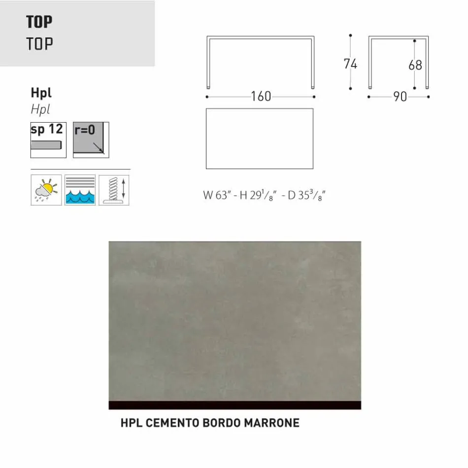 Varaschin Victor tavolo da pranzo da giardino o interno,design moderno Viadurini