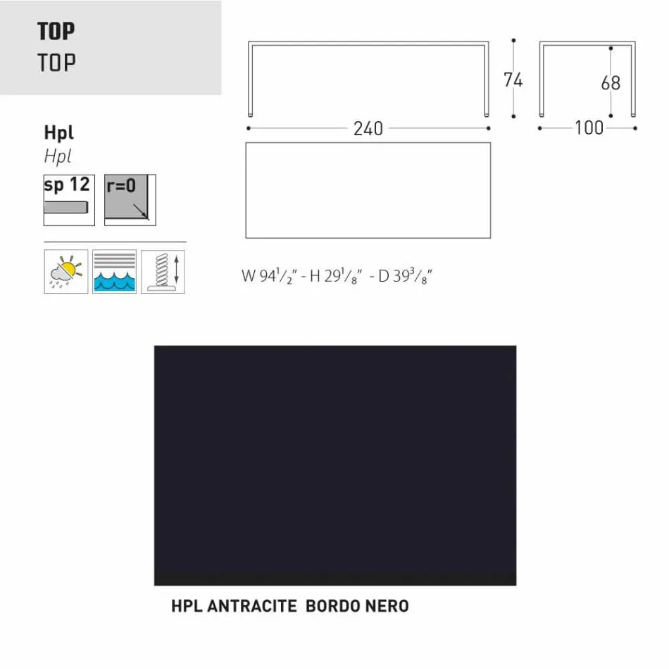 Varaschin Victor tavolo da pranzo da giardino o interno,design moderno Viadurini