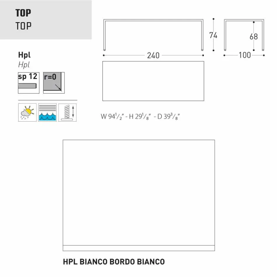 Varaschin Victor tavolo da pranzo da giardino o interno,design moderno Viadurini