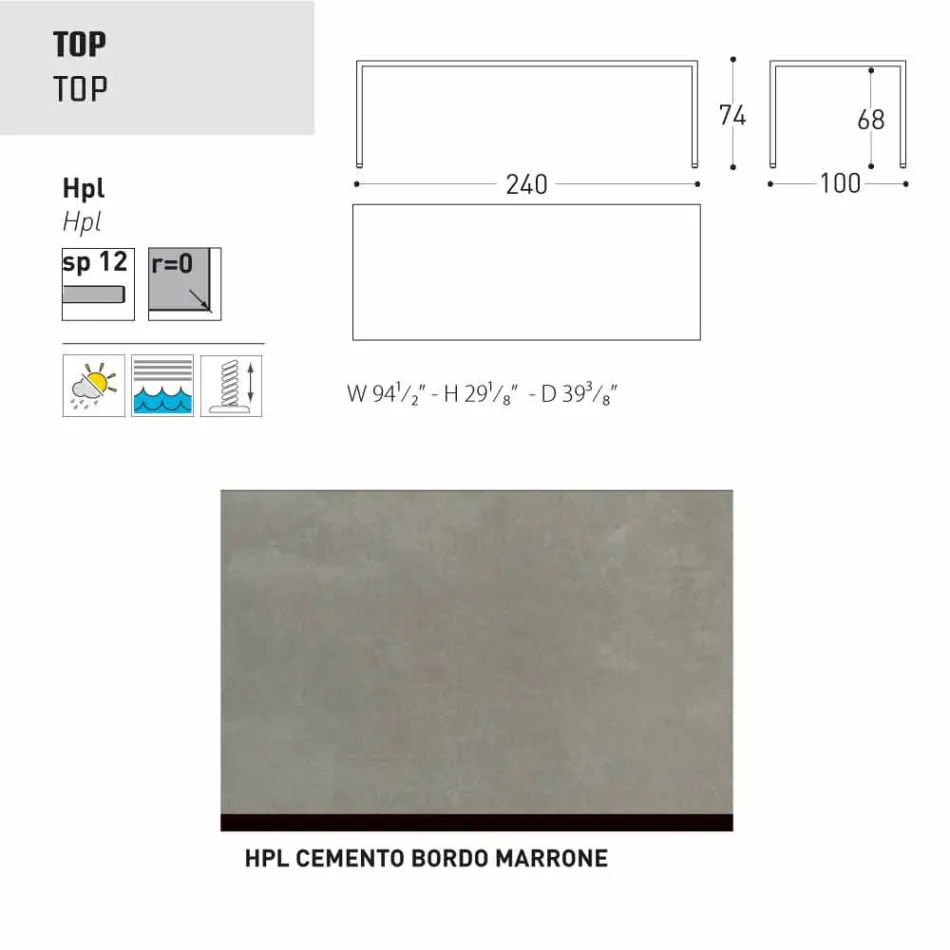 Varaschin Victor tavolo da pranzo da giardino o interno,design moderno Viadurini