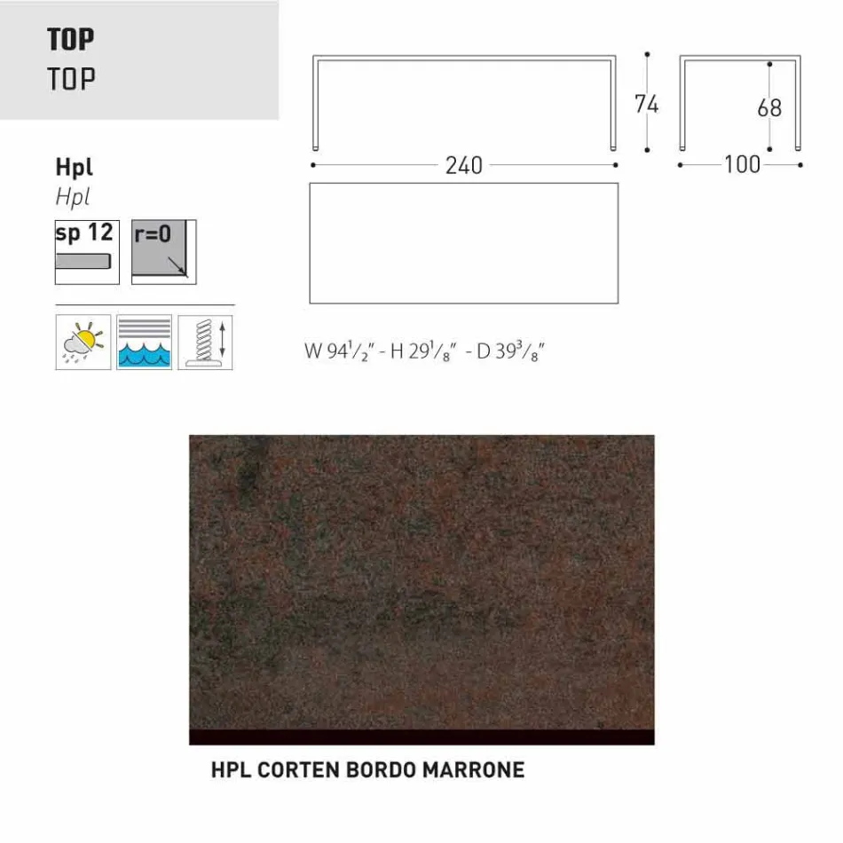 Varaschin Victor tavolo da pranzo da giardino o interno,design moderno Viadurini