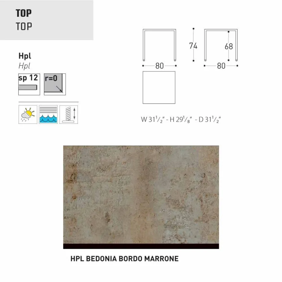 Varaschin Victor tavolo da pranzo da giardino o interno,design moderno Viadurini