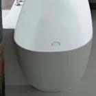 Vasca da Bagno Freestanding di Design Bianco Stile Moderno - Lipperiavas1 Viadurini