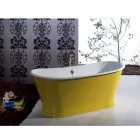 Vasca da bagno freestanding in ghisa colorata dal design moderno Betty Viadurini