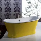Vasca da bagno freestanding in ghisa colorata dal design moderno Betty Viadurini