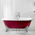 Vasca da bagno freestanding in ghisa con piedini vintage Hall