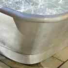 Vasca da bagno freestanding in rame rivestita in ferro bianco Annie Viadurini